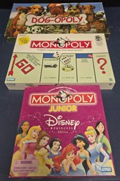 Dog-opoly And Monopoly Games