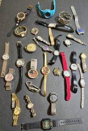 Lot #2 - Group Of Watches - Not Tested
