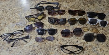 Group Of Glasses And Sunglasses