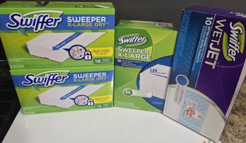 4 Unopened Boxes Of Swiffer Items