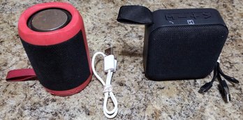 Pair Of Bluetooth Speakers - Tested And Work