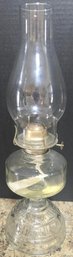 Glass Oil Hurricane Lamp