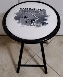 VTG Dallas Cowboys Retro Helmet Logo NFL 1996 K R Industries Folding Stool Chair