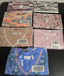 Lot #1 - Womans Size Large Shirts With Tags