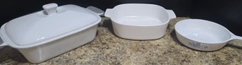 Wolfgang Puck Casserole Dish & Corning Ware Dishes