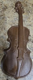 Vintage Royal Cast Aluminum Violin Wall Hanging