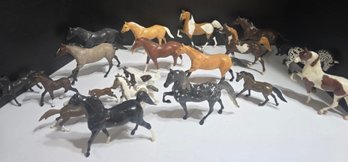 Lot #1 - Group Of Plastic Collectable Horses