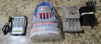 Collection Of Battery Chargers, One Unopened - Untested