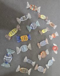 Lot #1 - Vintage Glass Wrapped Candy With Pieces