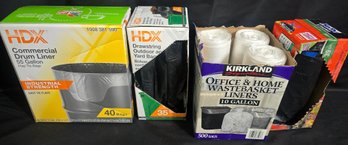 Lot # 2 - Collection Of Opened Boxes Of Trash Bags