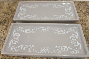 Rectangular Trays From The Creative Bath Royal Hotel Collection