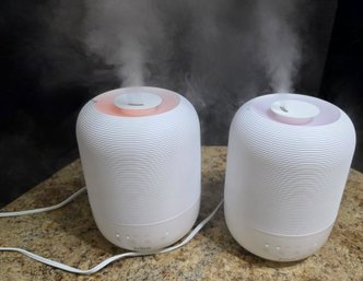Pair Of Pure Enrichment HUME Sense Top Fill Humidifiers - Tested