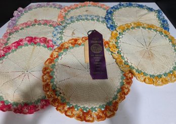 Lot # 2 - Vintage-style Handmade Crochet Doilies From 1948