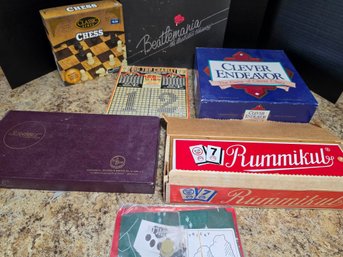 Collection Of Vintage Board  Games