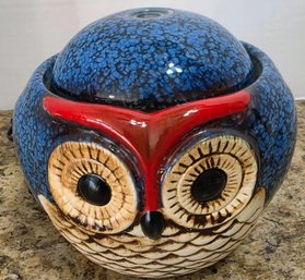 Sunnydaze Decor Ceramic Owl Indoor Tabletop Water Fountain - Tested And Works