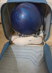 Womans Bowling Ball, Shoes And Ball
