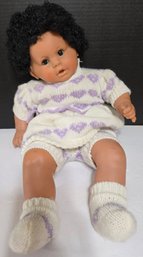 Vintage Vinyl Doll With Rooted Hair