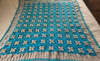 Handmade Crochet Throw Similar To The 'Colorado Throw Blanket' Pattern