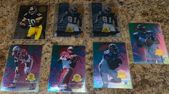 Collection Of Vintage 1990s NFL Football Trading Cards