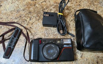 Nikon L35AD3  35mm Point-and-shoot Film Camera - Untested