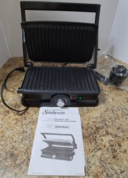 Sunbeam  2-Slice Panini Maker And Grill - Untested