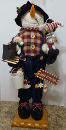 Grandeur Noel 29-inch Collectors Edition Holiday Snowman Figure