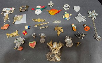 Collection Of Brooches