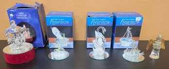Spun Glass Ornament Figurines