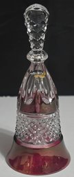 Appears To Be A Vintage Genuine Violet Lead Crystal Bell Made By Western Germany