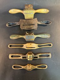 Group Of Antique Brass Scrapers
