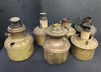Antique Brass Keroscene Lamps