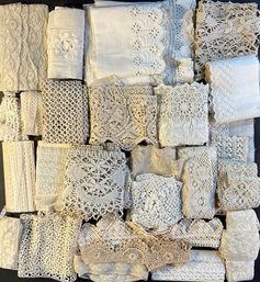 Selection Of Antique Trims And Lace