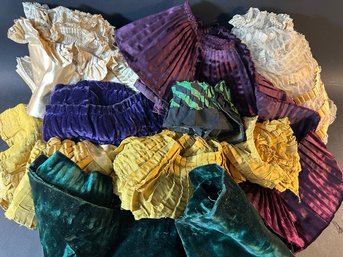 Antique Silk Dress Trims And Ruching