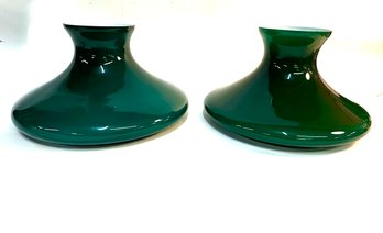 Two Emeralite Lamp Shades
