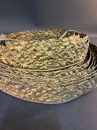 Roll Of Embossed Brass Banding Trim