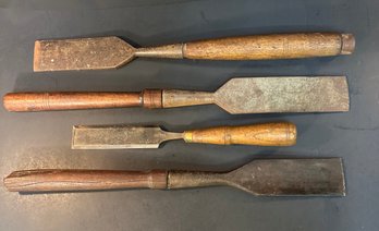 Group Of Large Chisels
