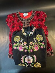 Vintage 90's Beaded And Embroidered Jackets