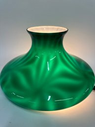 Antique Emeralite Tam-o-shanter Pinwheel Shade Approx 10 Inch