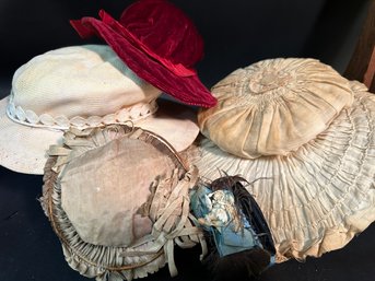 Antique Doll Hats