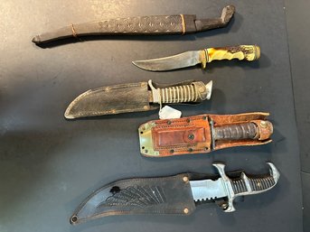 Group Of Vintage Knives