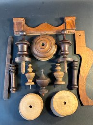 Antique Wooden Finials Etc.