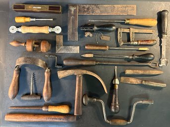 Variety Of Antique Hand Tools