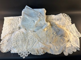 Lace And Embroidered Table Linens