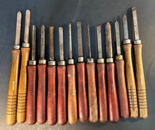 Combined Set Of Wood Chisels