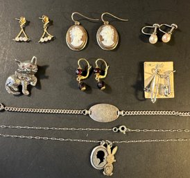 Sterling & 14K Vintage Jewelry