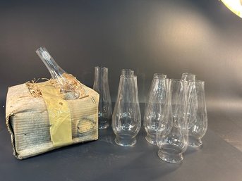 Eight Early Lipped Chimneys & Ten Czech Chimneys In Original Wrap