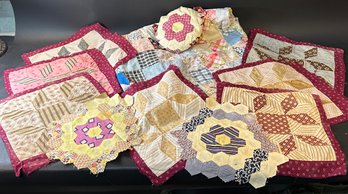 Antique Quilt Top & Squares
