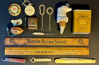 Vintage Moxie Opener & Advertising Items