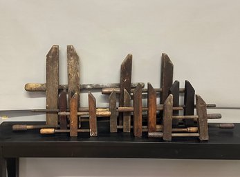 Antique Wood Clamps