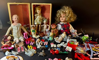 Selection Of Dolls & Doll Accessories